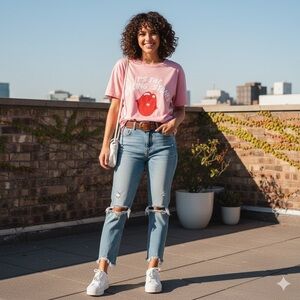 Pink Rocker Tee